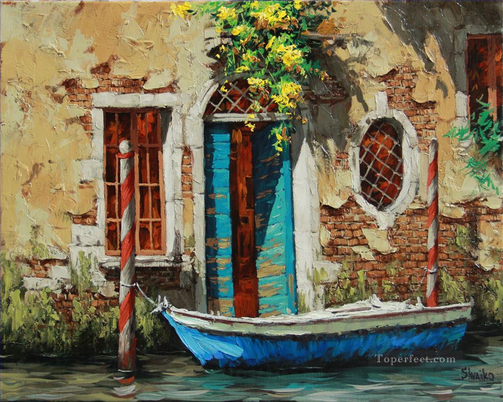 YXJ180aB escenas de Venecia Pintura al óleo